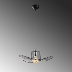 Candeeiro Tel – Preto – Diâmetro 49 cm, Altura 110 cm