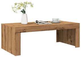 vidaXL Mesa de centro 102x50x35 cm deriv. madeira carvalho artisiano