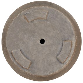Vaso para plantas taupe ⌀ 30 cm DARIA Beliani