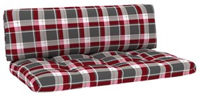 4 pcs conj. lounge paletes c/ almofadões pinho impregnado preto