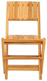 Cadeiras de jardim dobráveis 4 pcs 47x61x90 cm teca maciça