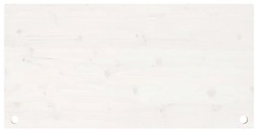 Tampo de secretária 100x50x2,5 cm pinho maciço branco