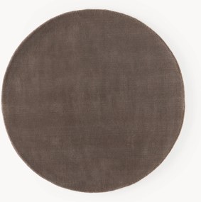 Tapete redondo em lã artesanal Zayne