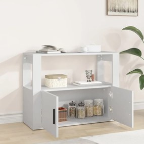 Aparador 80x30x60 cm derivados de madeira branco