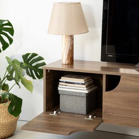 Móvel TV Grotte – Nogueira – 180 cm x 35 cm x 35 cm