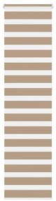 vidaXL Cortina de zebra 60x230 cm largura do tecido 55,9 cm poliéster