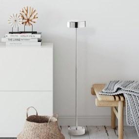 Lâmpada de Pé Keyf – Cromada – Diâmetro 16 cm Altura 111 cm