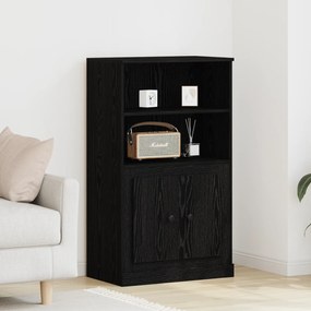 vidaXL Highboard Carvalho Negro 60x35.5x103.5 cm Madeira engenheirada