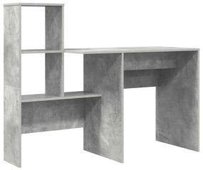 Mesa Cinzento cimento 131.5 x 50 x 106.5 cm Madeira processada