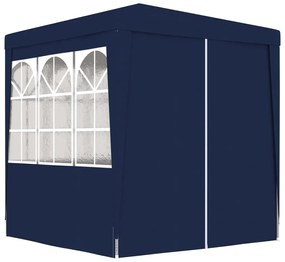 Tenda festas com paredes laterais 2x2 m 90 g/m² azul