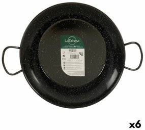 Frigideira de Paella ø 32 cm Aço Esmaltado (6 Unidades)