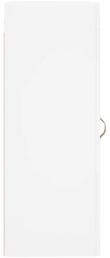 Armário de parede 34,5x34x90 cm derivados de madeira branco