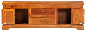 Móvel de TV 119x30x40 cm madeira de acácia maciça
