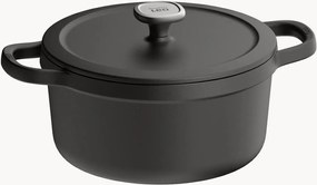 Panela de ferro fundido com tampa Graphite