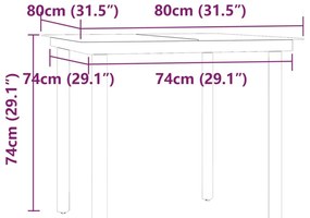 3 pcs conj. de jantar para jardim c/ almofadões cinzento/preto