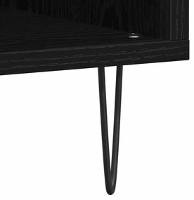 Armário de Registros Carvalho Preto 84.5x38x90 cm Madeira Engenhariada