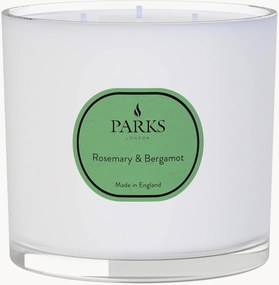 Vela perfumada artesanal com três pavios Vintage Aromatherapy (alecrim, bergamota, lavanda)
