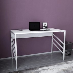 Secretária de Estudo Josephine - Branca - 120x60x74,8 cm