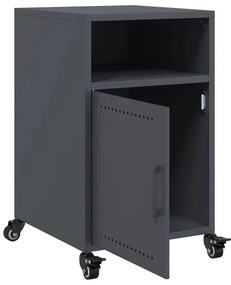 Mesa de cabeceira 36x39x59 cm aço antracite