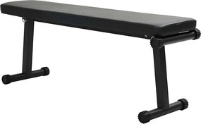 vidaXL Banco de Peso Manual Preto 108 x 27 x 41 cm Aço revestido a pó