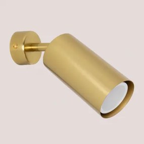Aplique De Parede Orientável Em Ferro Yanna Dourado - Sklum