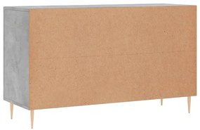 Aparador 100x36x60 cm derivados de madeira cinzento cimento