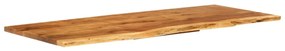 Tampo p/ móvel toucador WC 140x52x2,5 cm madeira acácia maciça
