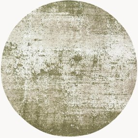 Tapete redondo lavável em jacquard para interior e exterior Virgin Land