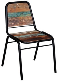 Cadeiras de jantar 4 pcs madeira recuperada maciça