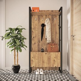 Hall Stand ML13 – Atlantic Pine – 90x180x34 cm