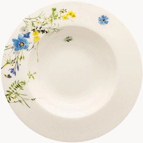 Pratos de sopa em porcelana fina Brillance Fleurs Des Alpes, conjunto de 6