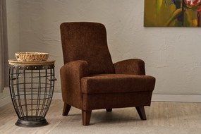 Cadeira de Orelhas Kana – Castanha – 76x91x87 cm
