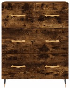 Aparador 69,5x34x90 cm derivados de madeira cor carvalho fumado