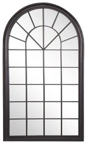 Espelho de parede em metal preto 77 x 130 cm TREVOL Beliani