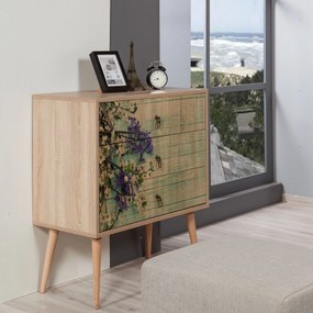 Cómoda Trio – Sonoma Oak – 80x90x40 cm