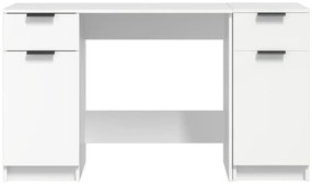Secretária c/ móvel de apoio derivados madeira branco