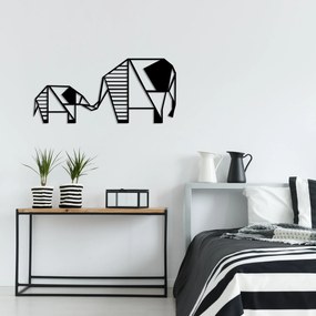 **** Acessório Decorativo de Parede Metal-436 – Preto – 55 x 25 cm

**