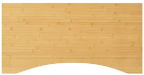 vidaXL Tampo de secretária 110x55x1,5 cm bambu