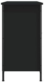 Móvel de TV 100x35x65 cm derivados de madeira preto