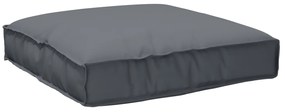 Conjunto de 2 Almofadas de Palete Tecido Oxford Antracite