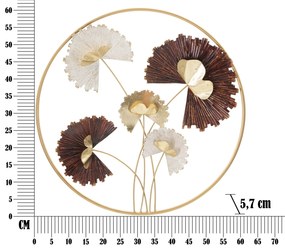 DECORAÇÃO DE PAREDE REDDY REDONDA CM Ø 61X5,7 MULTICOLORIDA