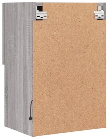 Móvel de TV com luzes LED 40,5x30x60 cm cinzento sonoma