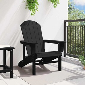 Cadeira Adirondack Preta 74x82x91 cm HDPE