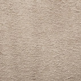 Tapete pelo curto macio e lavável HUARTE 140x200 cm cor areia