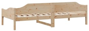 Cama sem colchão 90x200 cm madeira de pinho maciça