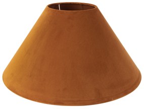 Abajur de veludo laranja 50 / 17.5 / 25