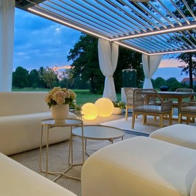 Candeeiro de exterior moderno branco 56 cm IP65 - Nura