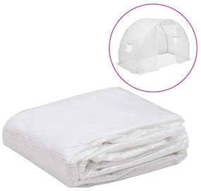 vidaXL Cobertura substituição p/ estufas 4,5m² 3x1,5x2 m transparente