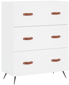 Armário alto 69,5x34x180 cm derivados de madeira branco