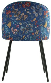 Conjunto de 4 Cadeiras de Jantar VENEZA – 47,5x53x76,5 cm – Metal Pret